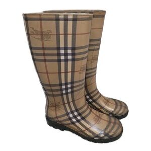 Burberry Black Rain Boots